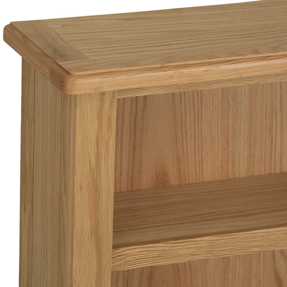 Gloucester Oak Small Wide Bookcase