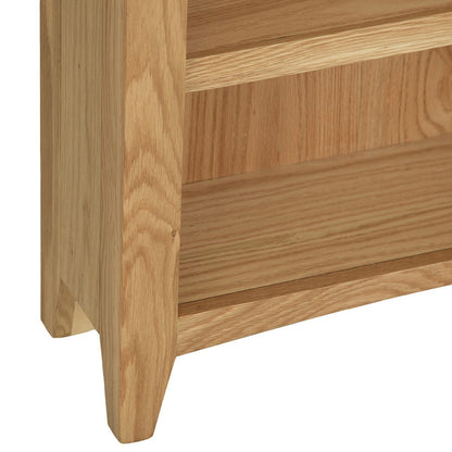 Gloucester Oak Small Wide Bookcase