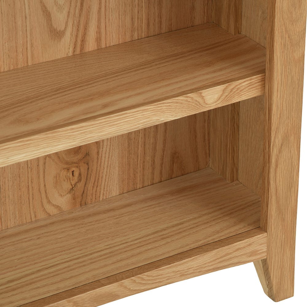 Gloucester Oak Small Wide Bookcase