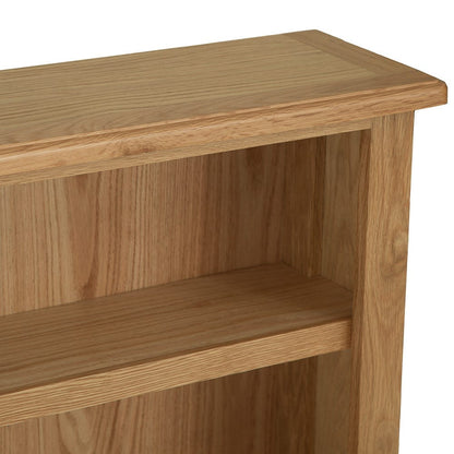 Gloucester Oak Small Wide Bookcase