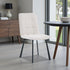 Grey Panel Stitch Chair with Metal Legs - The Furniture Warehouse
