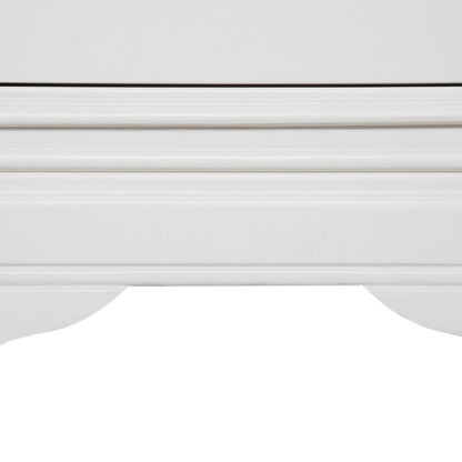 Harrington Bone Painted 5 Drawer Chest - The Furniture Warehouse