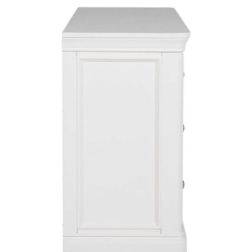 Harrington Bone Painted 7 Drawer Chest - The Furniture Warehouse