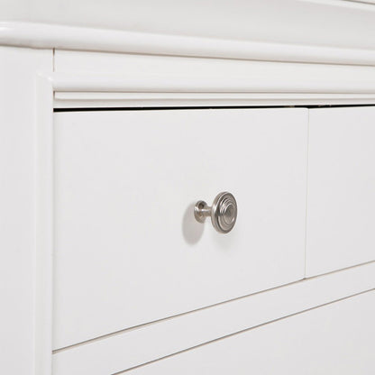 Harrington Bone Painted 7 Drawer Chest - The Furniture Warehouse
