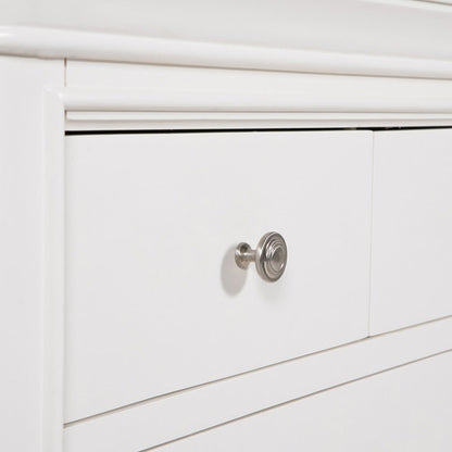 Harrington Bone Painted 8 Drawer Chest - The Furniture Warehouse