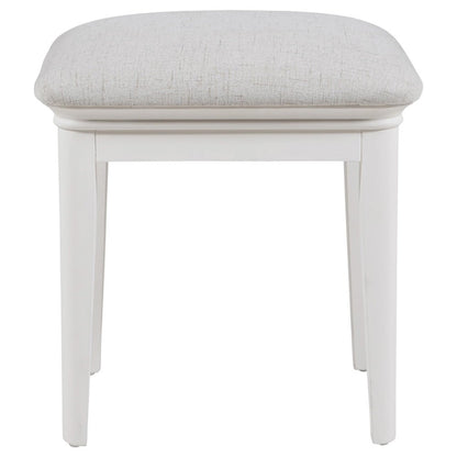 Harrington Bone Painted Dressing Stool - The Furniture Warehouse