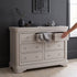 Harrington Taupe Painted 7 Drawer Chest - The Furniture Warehouse