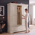 Harrington Taupe Painted Triple Wardrobe - The Furniture Warehouse