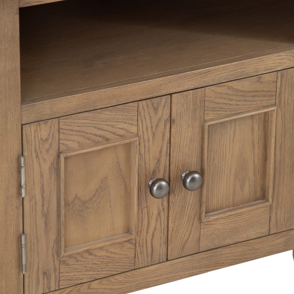 Wessex Smoked Oak Corner TV Unit