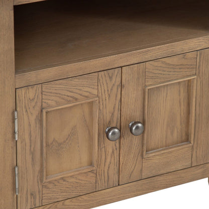 Wessex Smoked Oak Corner TV Unit