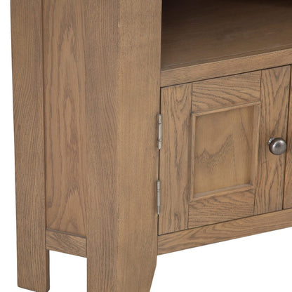 Wessex Smoked Oak Corner TV Unit