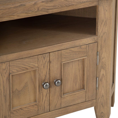 Wessex Smoked Oak Corner TV Unit