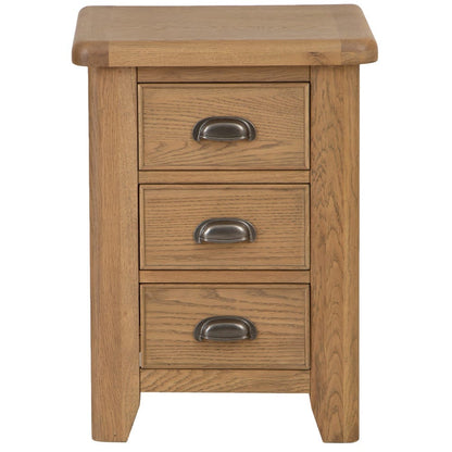 Wessex Smoked Oak Large Bedside Table