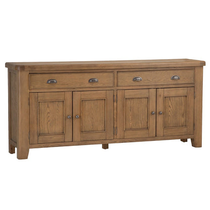 Wessex Smoked Oak Extra Large 4 Door Sideboard