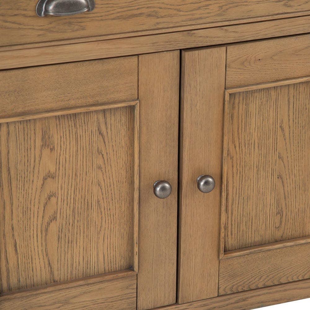 Wessex Smoked Oak Extra Large 4 Door Sideboard