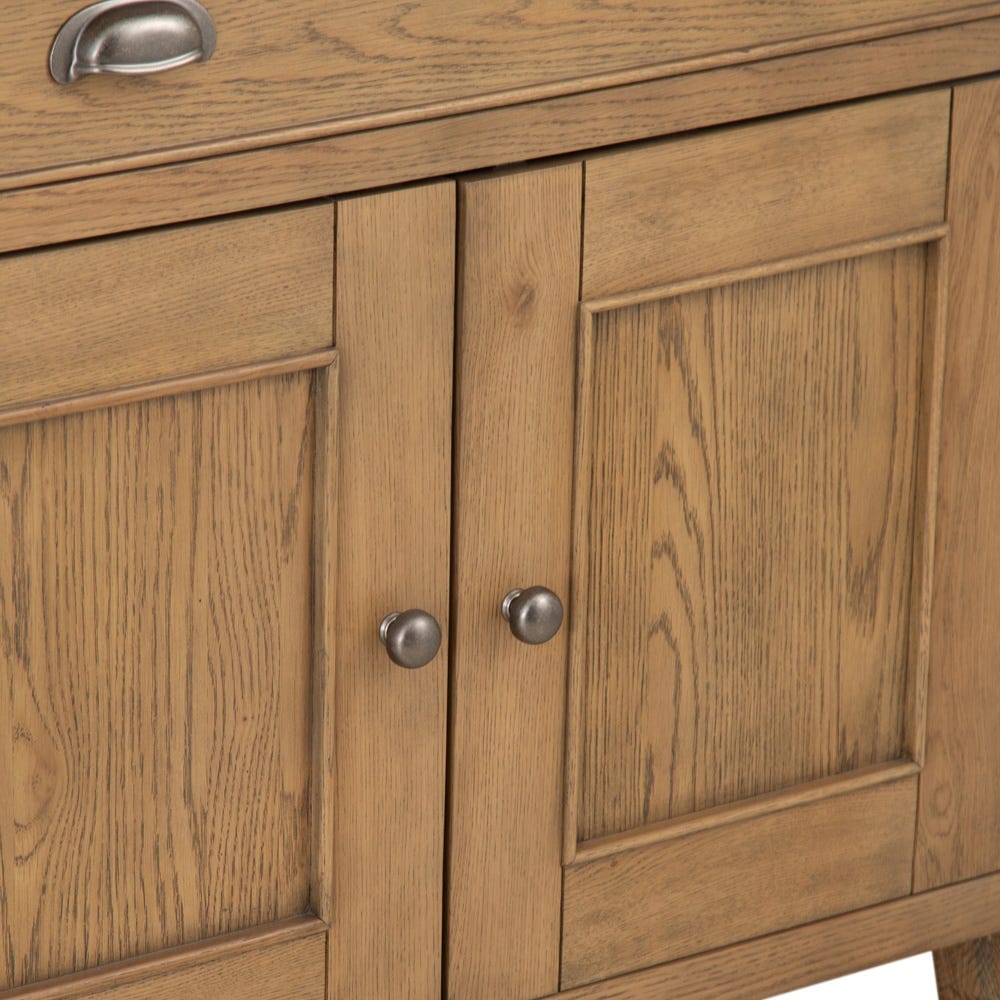 Wessex Smoked Oak Extra Large 4 Door Sideboard