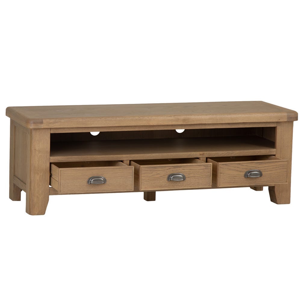 Wessex Smoked Oak Large TV Unit