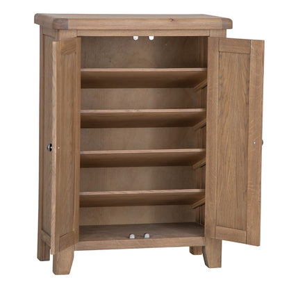 Wessex Smoked Oak Shoe Cupboard