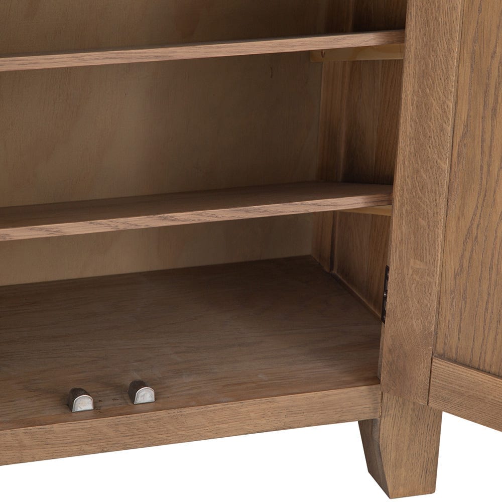 Wessex Smoked Oak Shoe Cupboard