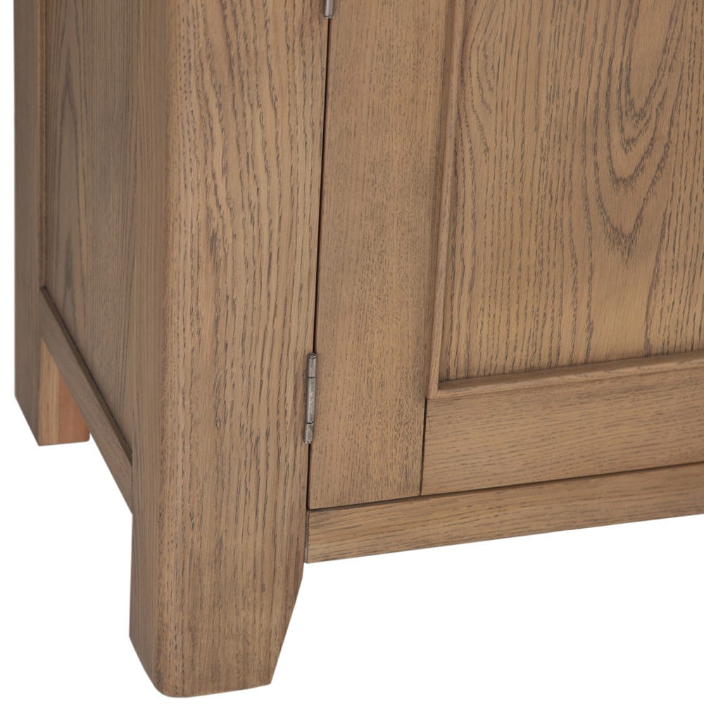 Wessex Smoked Oak Large Sideboard Wine Rack