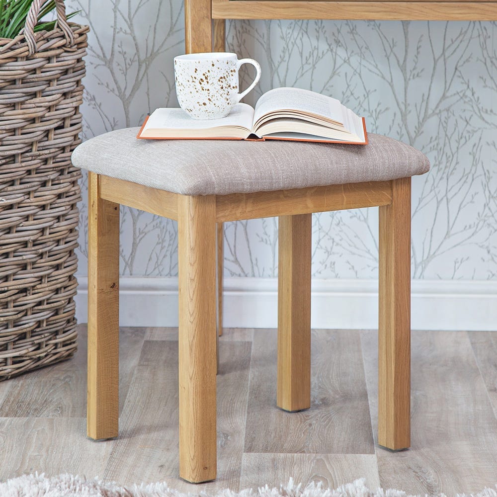 Rutland Oak Dressing Stool