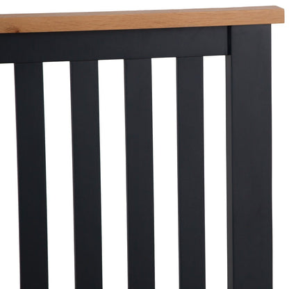 Salisbury Blue Painted Oak Single Bed Frame