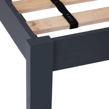 Salisbury Blue Painted Oak Single Bed Frame