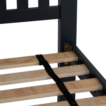Salisbury Blue Painted Oak Single Bed Frame