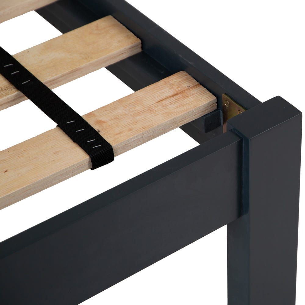 Salisbury Blue Painted Oak Single Bed Frame