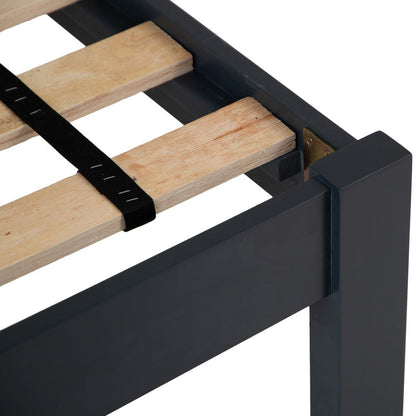 Salisbury Blue Painted Oak Single Bed Frame