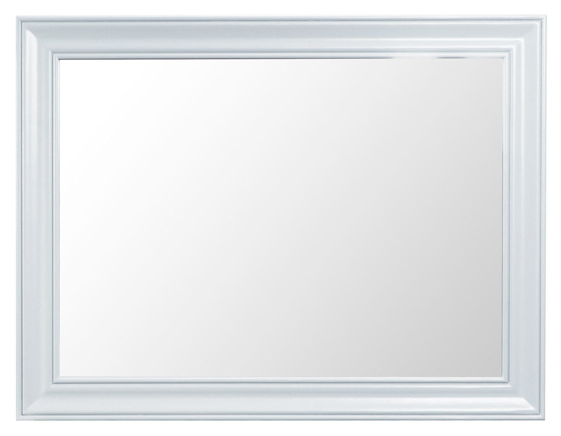 Suffolk White Painted Oak Large Wall Mirror
