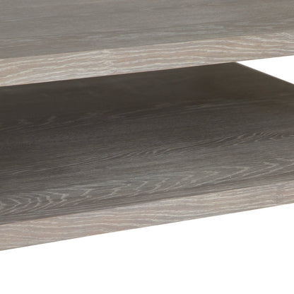 Milan Chrome &amp; Oak Large Coffee Table - The Furniture Warehouse