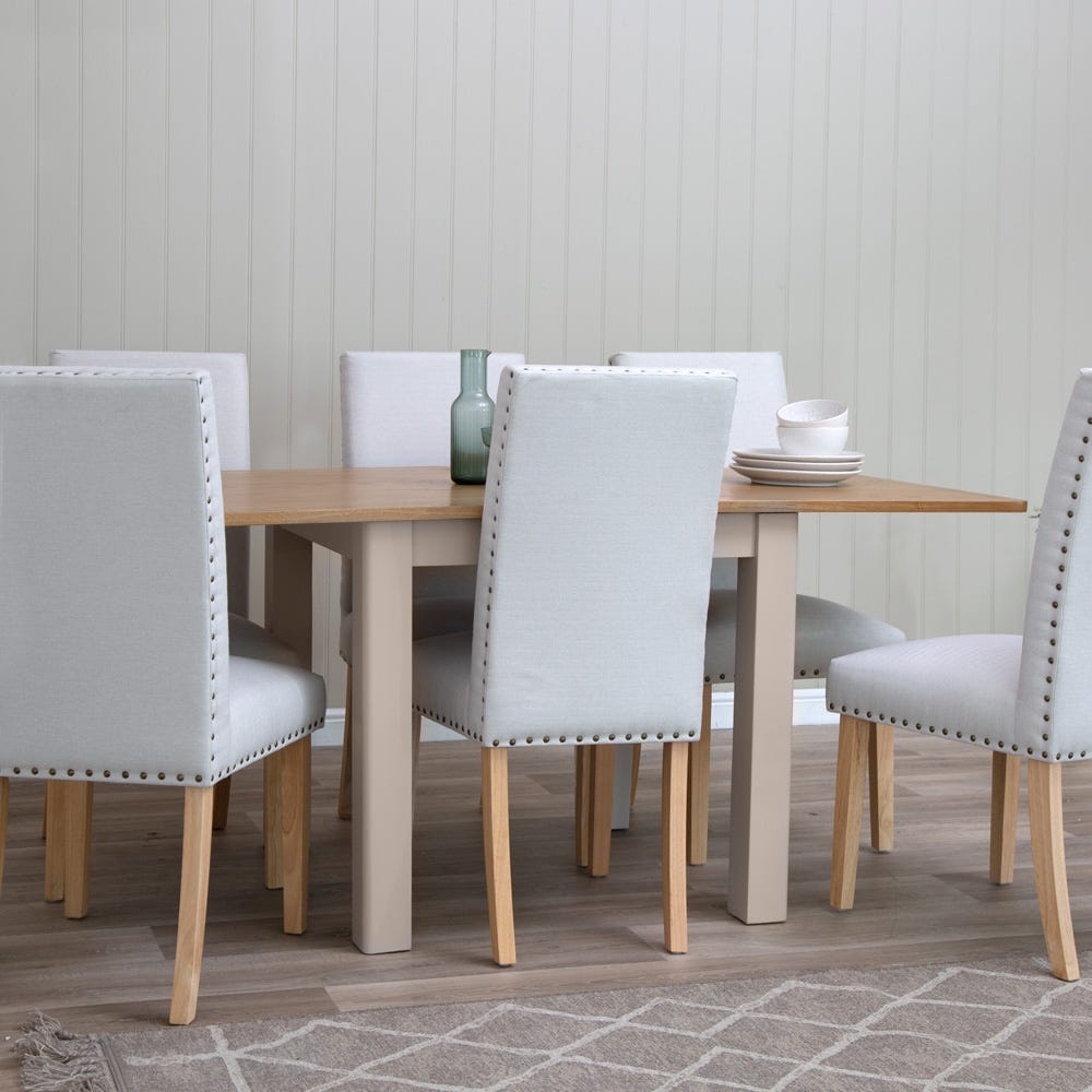 Rutland Painted Oak Flip Top Extending Table