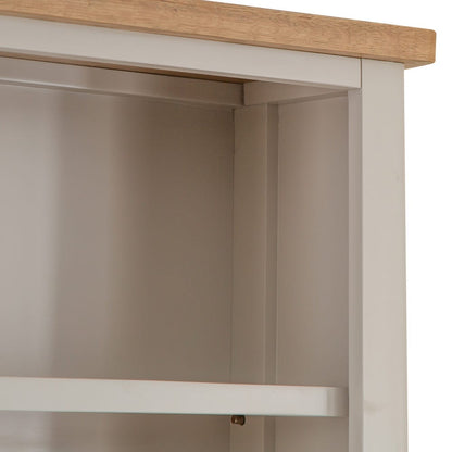 Rutland Painted Oak Tall Narrow Bookcase