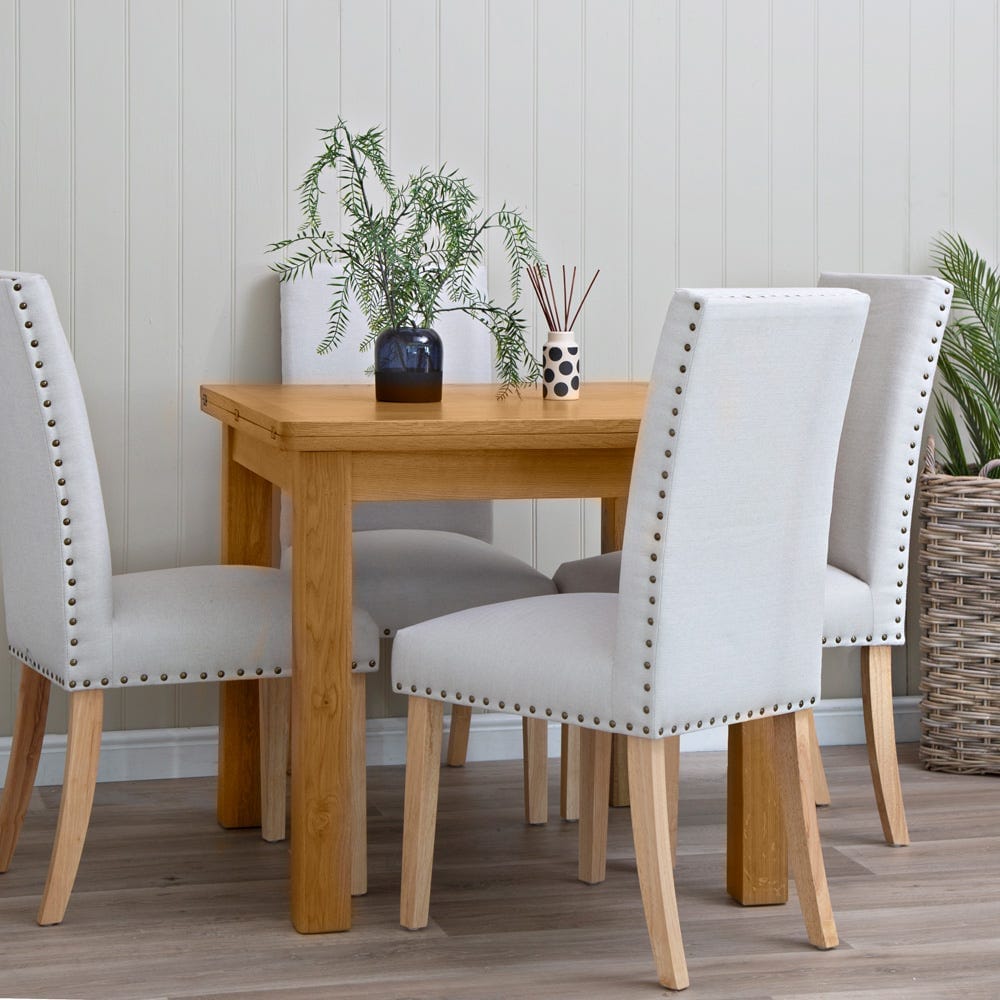 Rutland Oak Flip Top Dining Table