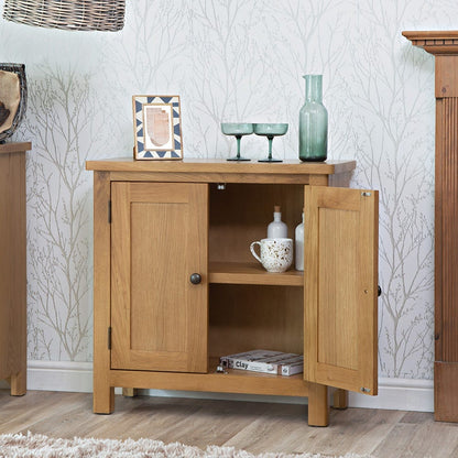 Rutland Oak 2 Door Cupboard