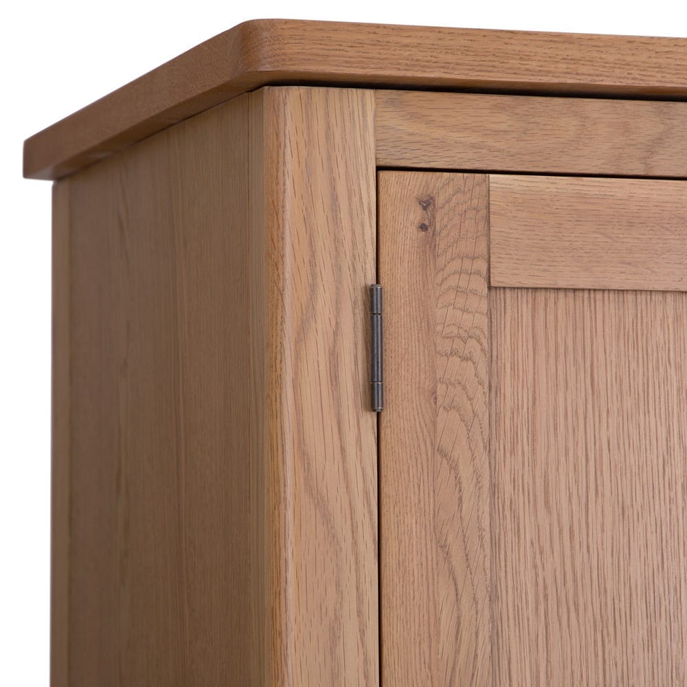 Rutland Oak Double Wardrobe