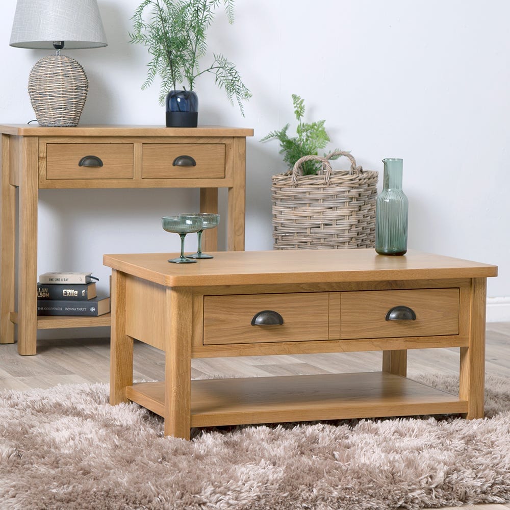 Rutland Oak Large Coffee Table