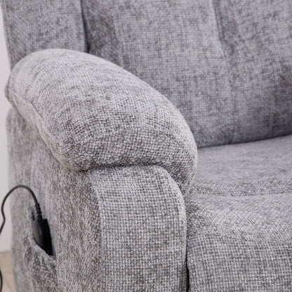 Rome Nickel Lift &amp; Tilt Armchair - The Furniture Warehouse