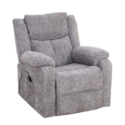 Rome Nickel Lift &amp; Tilt Armchair - The Furniture Warehouse