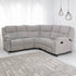 Rome Silver Manual Corner Sofa with Console - The Furniture Warehouse