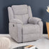 Rome Silver Manual Recliner Armchair - The Furniture Warehouse