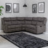 Rome Steel Manual Corner Sofa with Console - The Furniture Warehouse