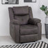 Rome Steel Power Recliner Armchair - The Furniture Warehouse