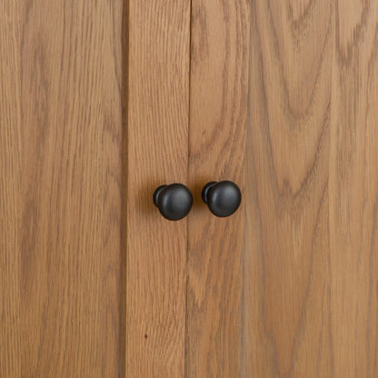 Rutland Oak Double Wardrobe - The Furniture Warehouse