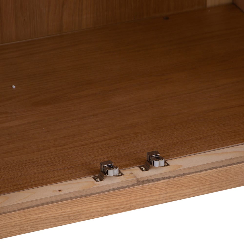 Rutland Oak Double Wardrobe - The Furniture Warehouse