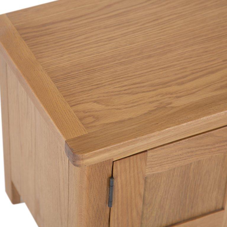 Rutland Oak TV Unit - The Furniture Warehouse
