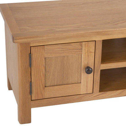 Rutland Oak TV Unit - The Furniture Warehouse