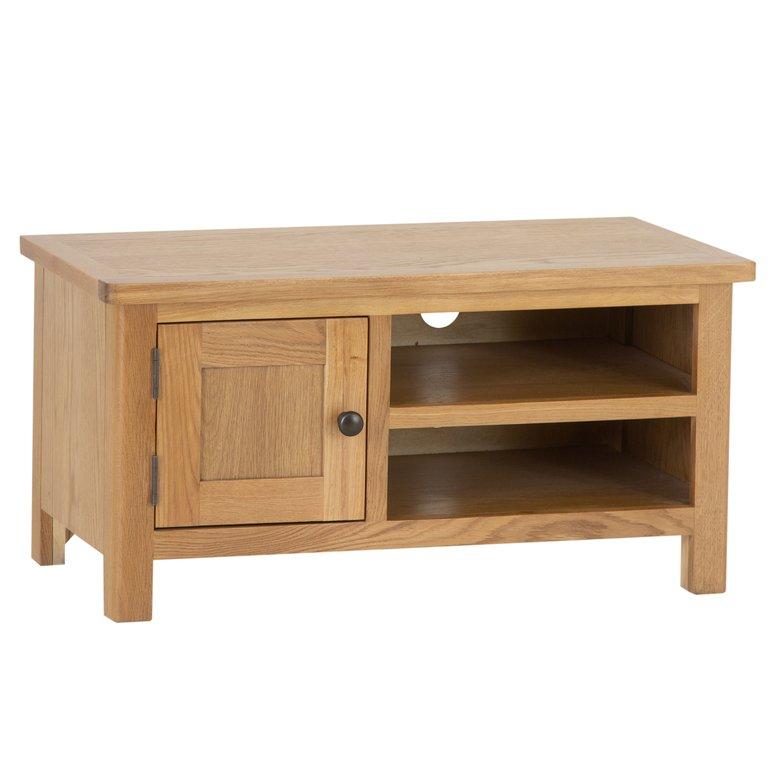 Rutland Oak TV Unit - The Furniture Warehouse