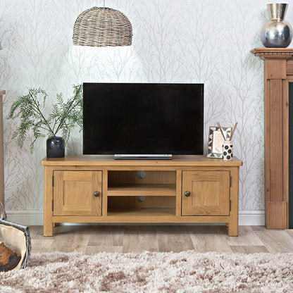 Rutland Oak Large TV Unit